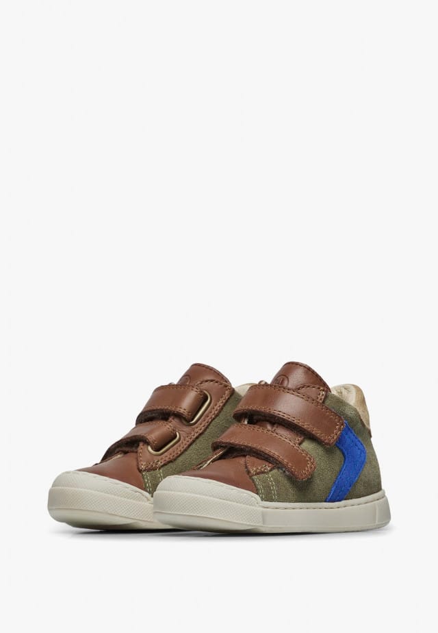 NATURINO HEIST VLSneakers aus Leder und Veloursleder, Militärgrün