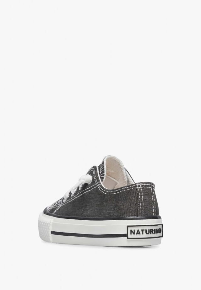 NATURINO AYASY.Sneakers aus Stoff, Schwarz