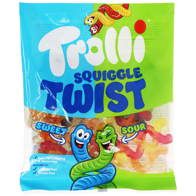 Trolli Squiggle Twist, 100g von Trolli