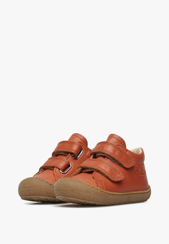 NATURINO COCOON VLLauflernschuhe aus Nappaleder, Ziegelrot