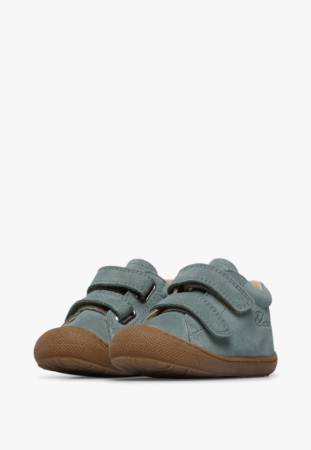 NATURINO COCOON VLLauflernschuhe aus Veloursleder, Salbei