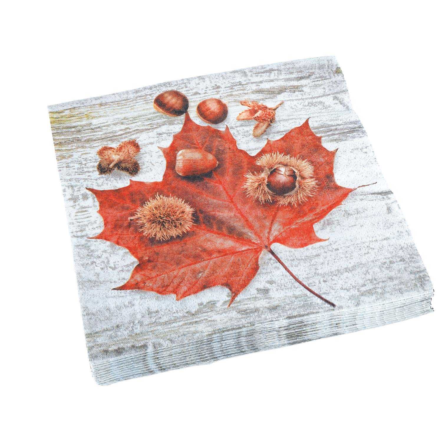 Servietten Herbst 33 x 33 cm 20er 4fach
