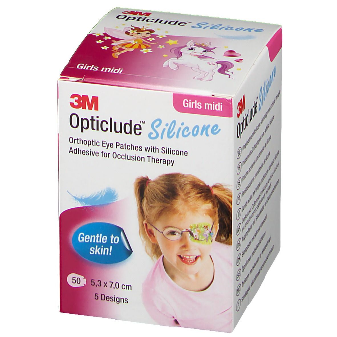 Opticlude 3M Silicone Girls midi 5,3 x 7 cm