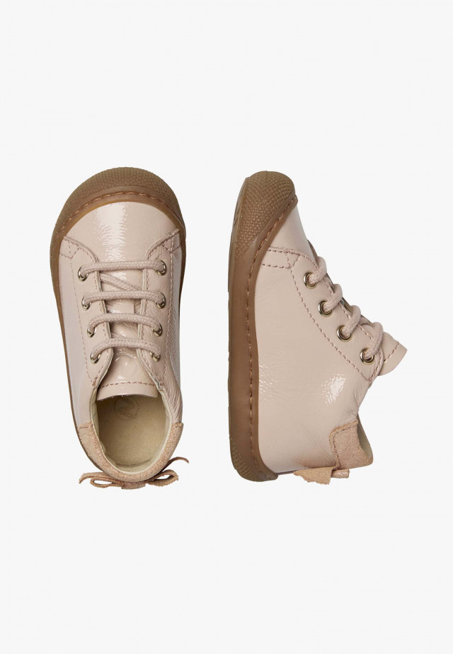 NATURINO CALLINOSLauflernschuhe aus Lackleder, Rosa