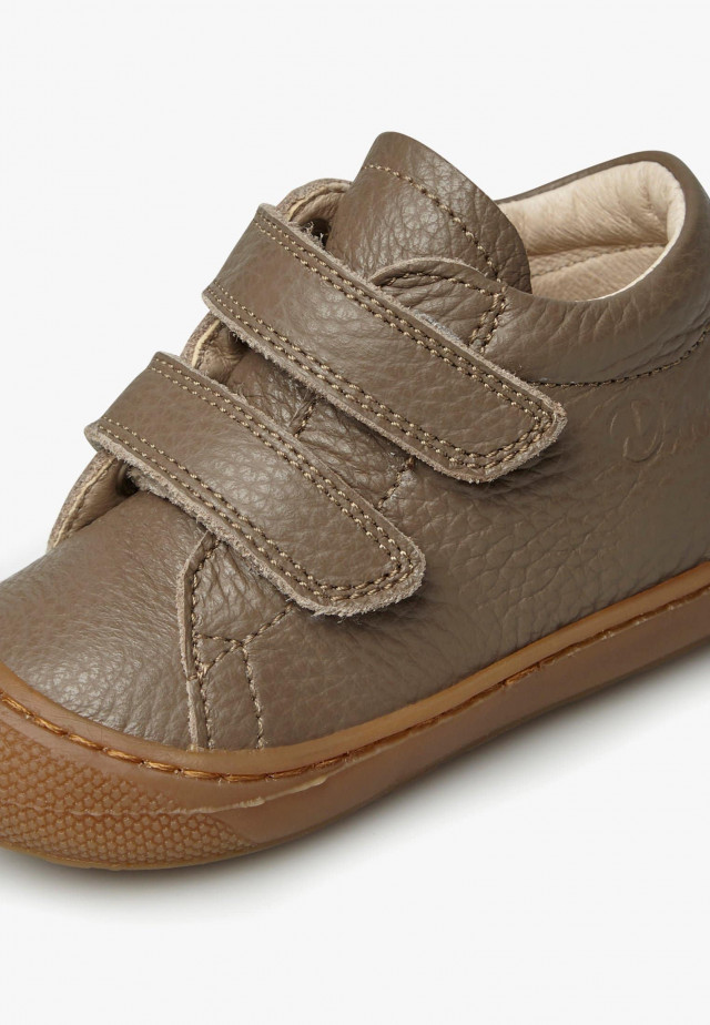 NATURINO COCOON VLLauflernschuhe aus Leder, Taupe