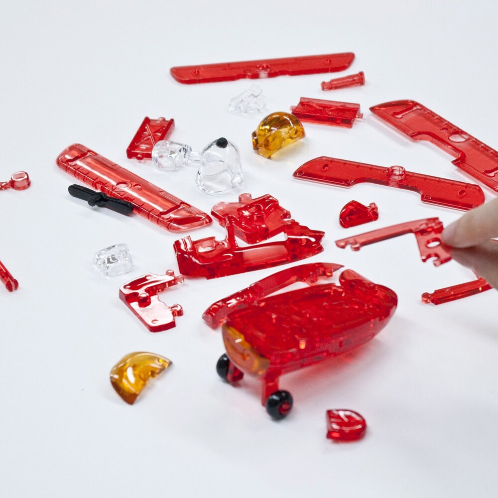 HCM Kinzel Crystal Puzzle Snoopy im Flugzeug