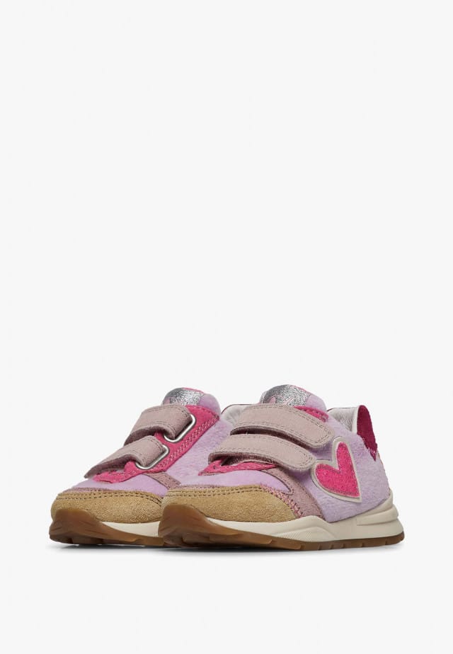 NATURINO QUELLY VL.Sneakers aus Veloursleder, Lila