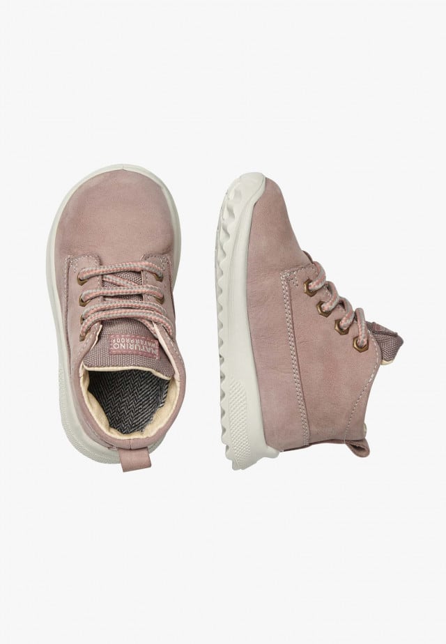 NATURINO KODRIG WPSchuhe aus Veloursleder, Rosa