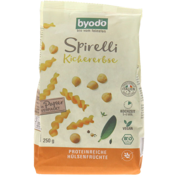 BIO Spirelli Kichererbse, 250 G von Byodo