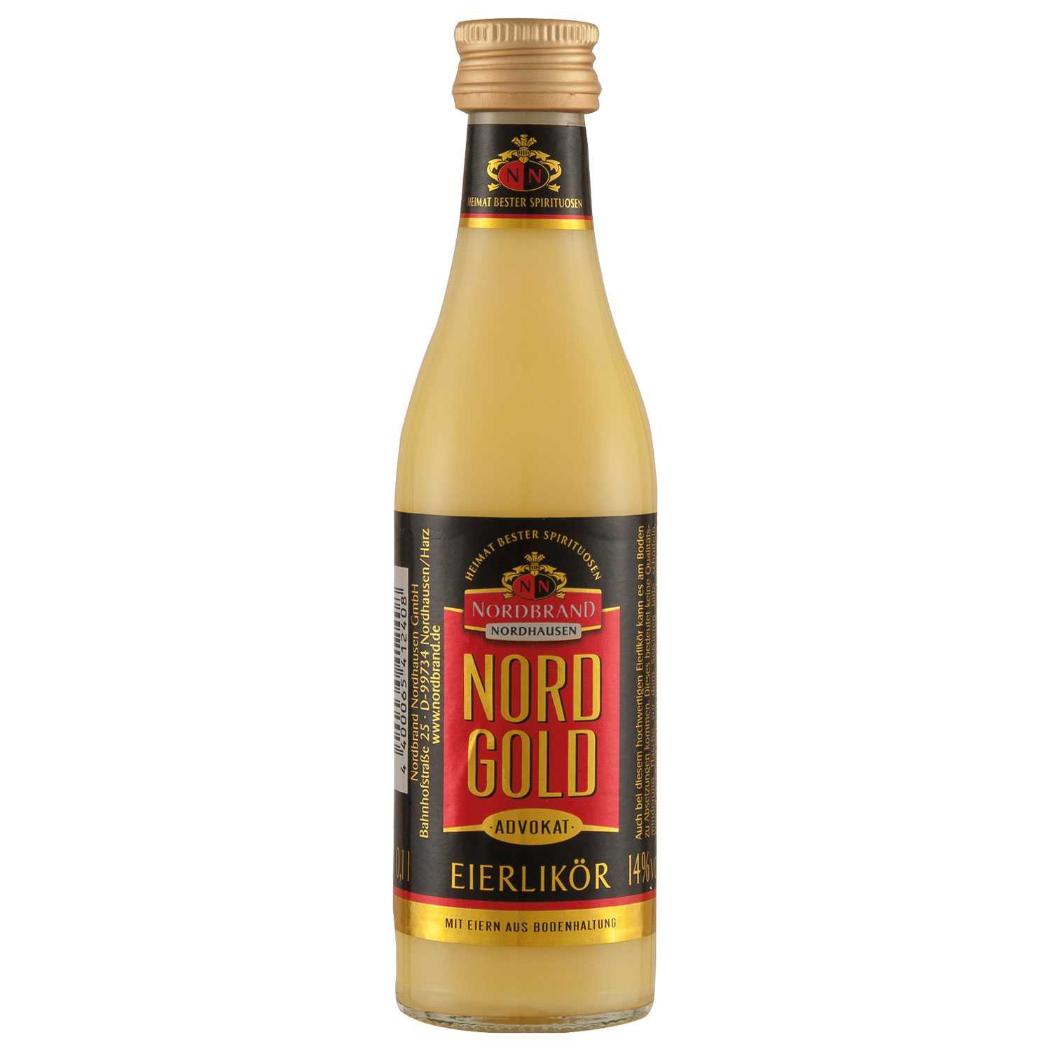 Nordbrand Nordgold Eierlikör Advokat 14% Vol. 0,1 Liter