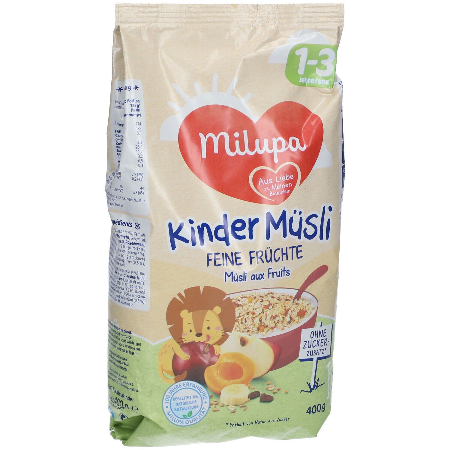 Milupa Kinder Müsli Feine Früchte