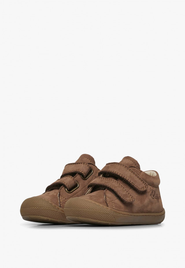 NATURINO COCOON VLLauflernschuhe aus Veloursleder, Braun
