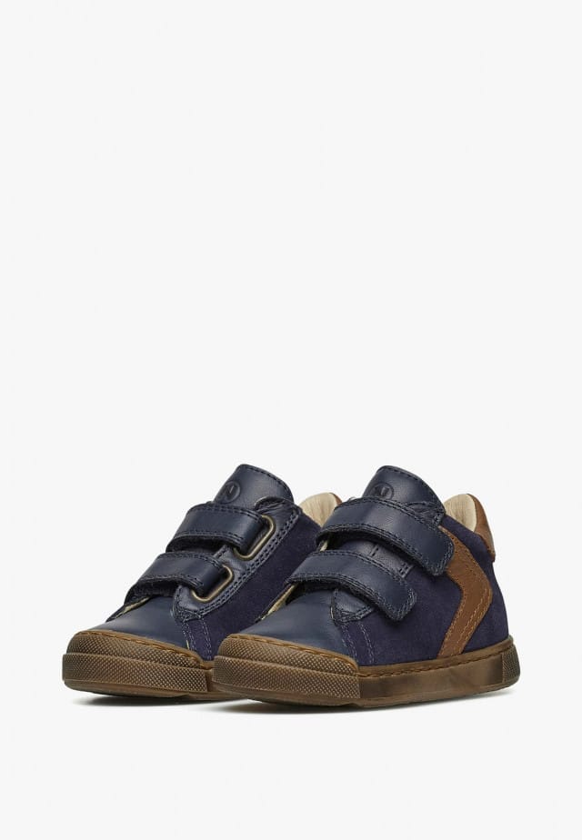 NATURINO HEIST VLSneakers aus Leder und Veloursleder, Marineblau-Lederbraun