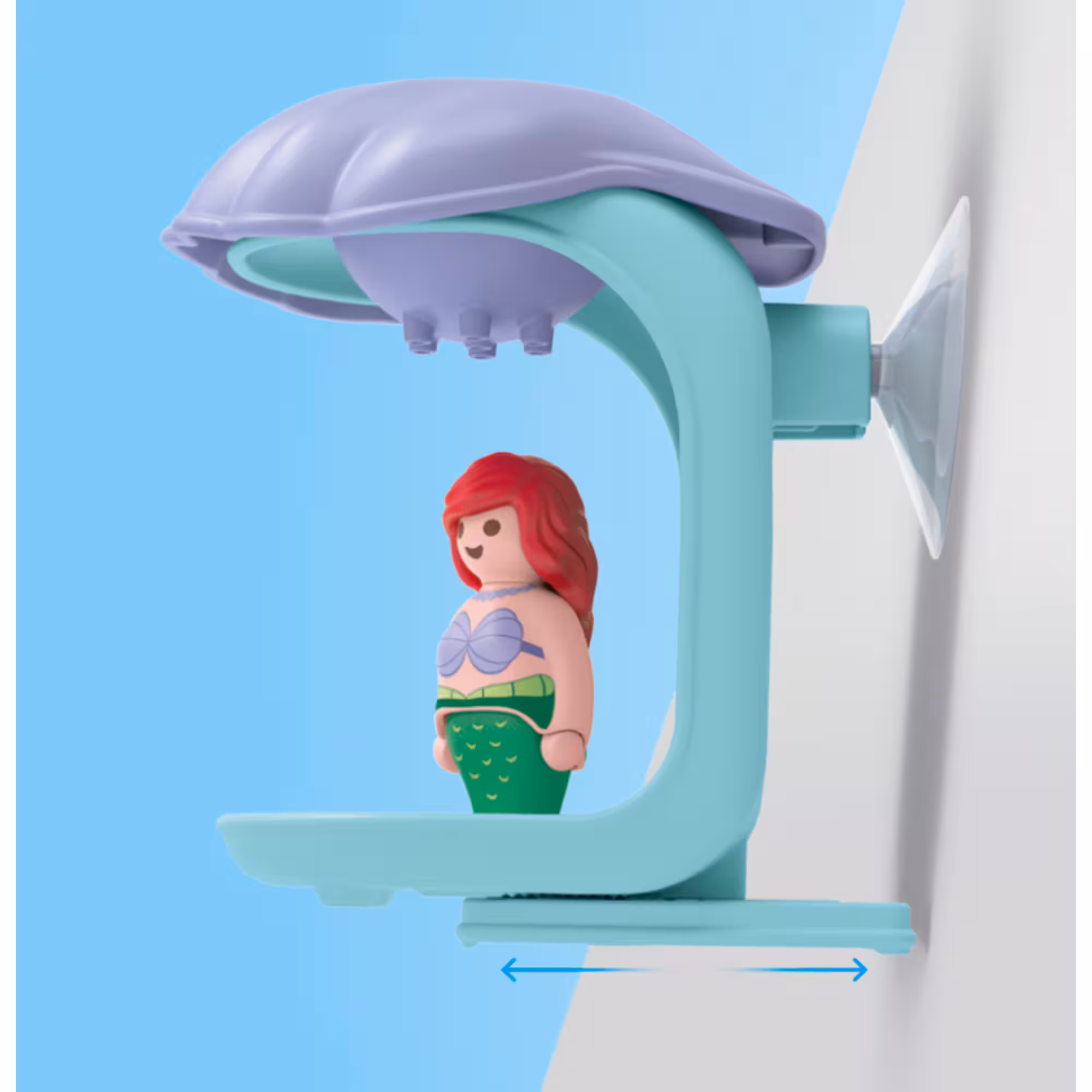 PLAYMOBIL Konstruktionsspielzeug Junior Aqua & Disney: Arielles Muscheldusche