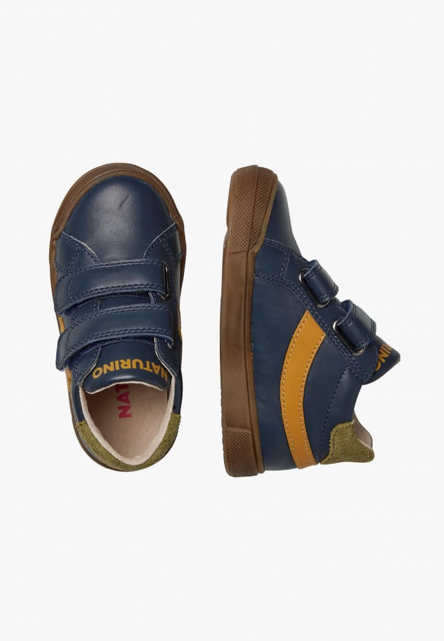 NATURINO SINGERY VL.Sneakers aus Leder, Marineblau