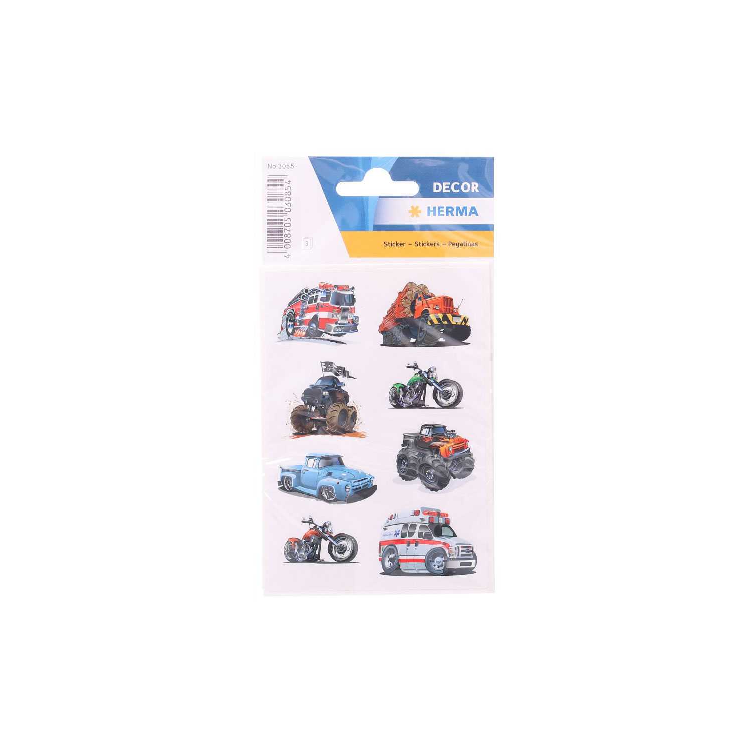 Herma Sticker American Cars 8,4 x 12 cm 3 Blatt