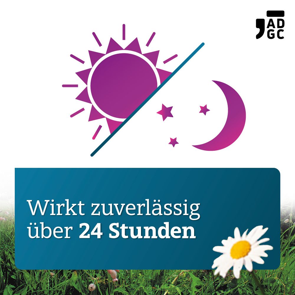 Cetirizin-ADGC® schnelle und langanhaltende Wirkung gegen Allergien