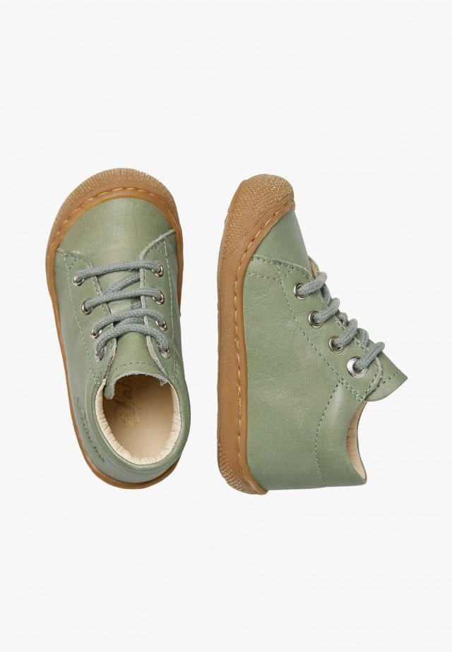 NATURINO COCOONLauflernschuhe aus Nappaleder, Salbei