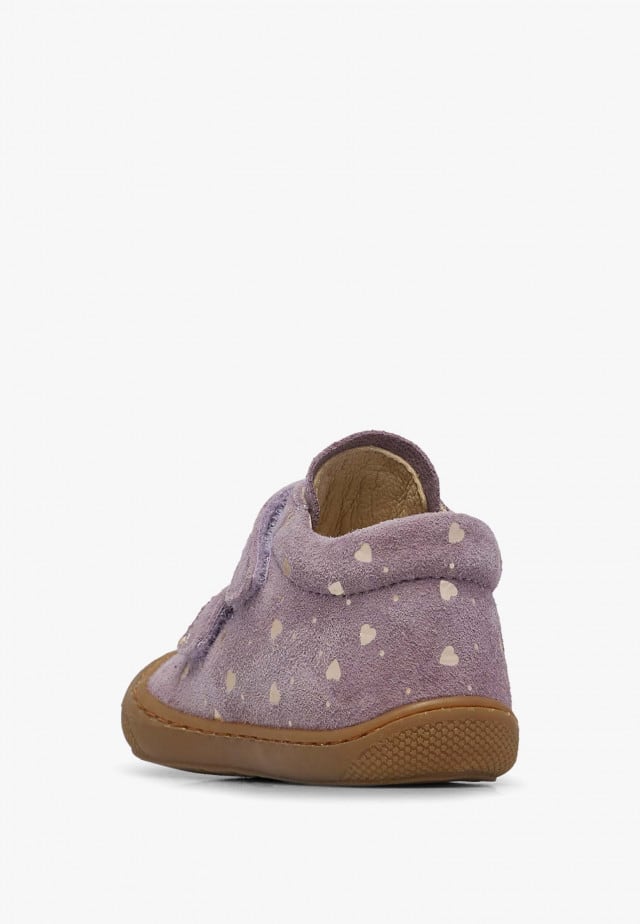NATURINO COCOON VLLauflernschuhe aus Veloursleder, Violett