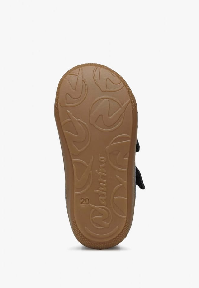 NATURINO COCOON VLLauflernschuhe aus Leder, Schwarz