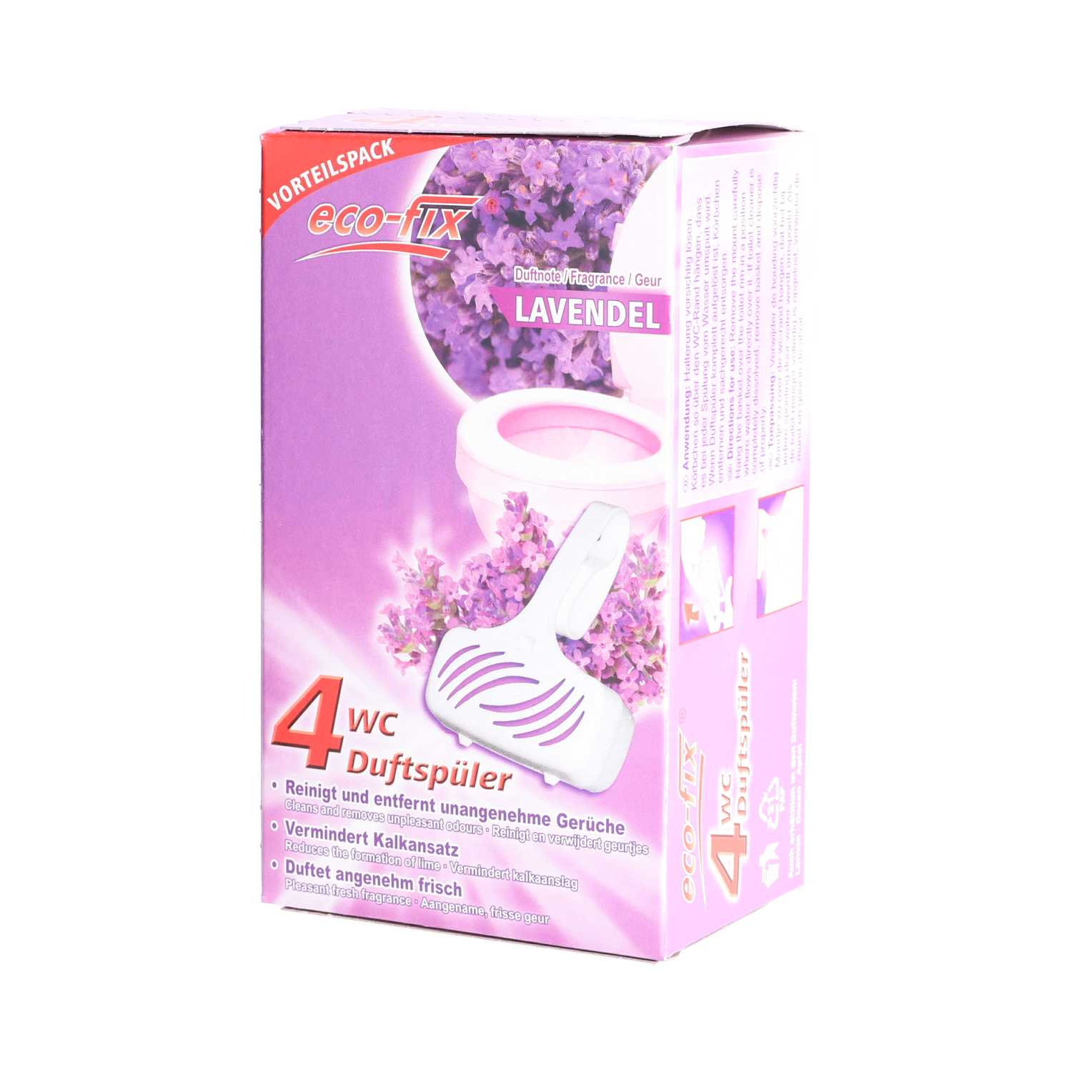 eco-fix WC Duftspüler Lavendel 4er