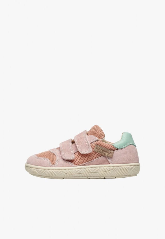 BAREFOOT LILOX VLSneakers aus Veloursleder und Gewebe, Rosa