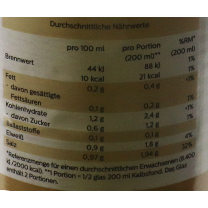 Kalbsfond, 400ml von Larco