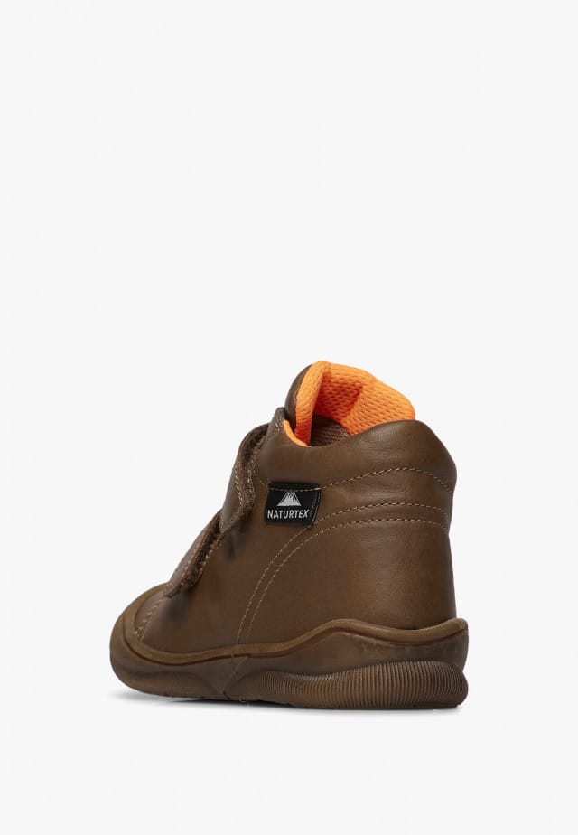 NATURINO TEKE 2 WPWasserdichte Lauflernschuhe aus Leder, Braun