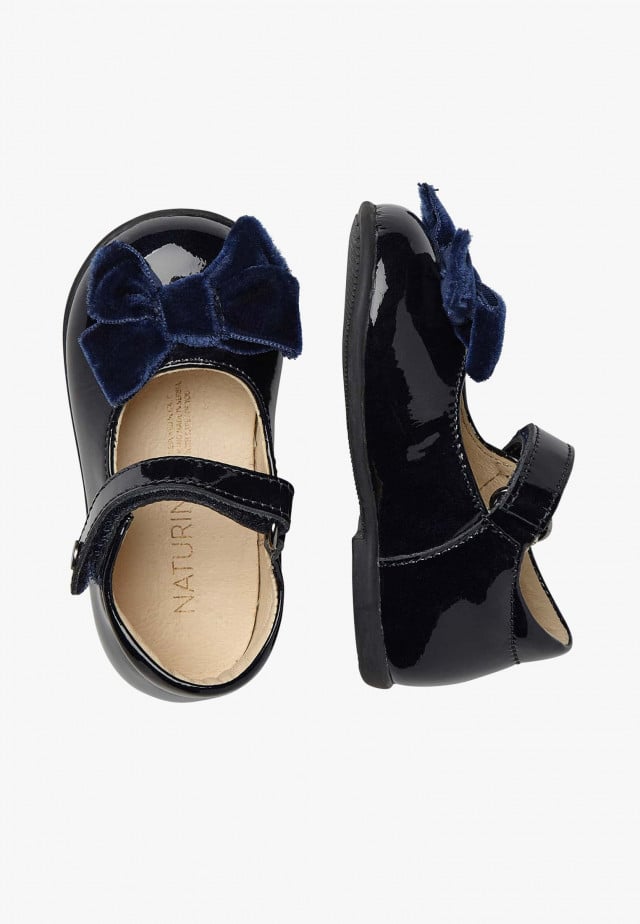 NATURINO ARABESQUEBallerinas aus Lackleder, Blau