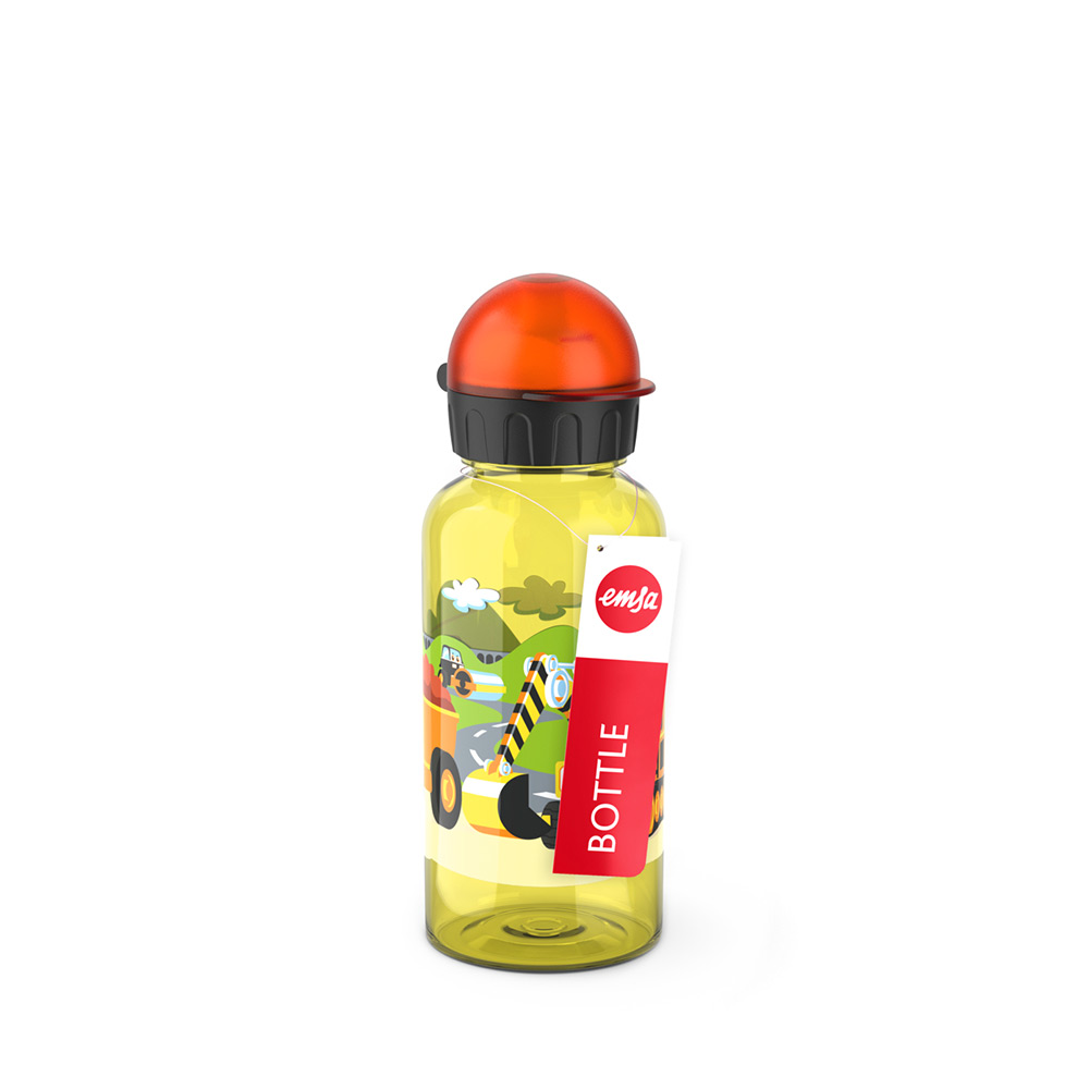 KIDS Kindertrinkflasche, Motiv: Bagger