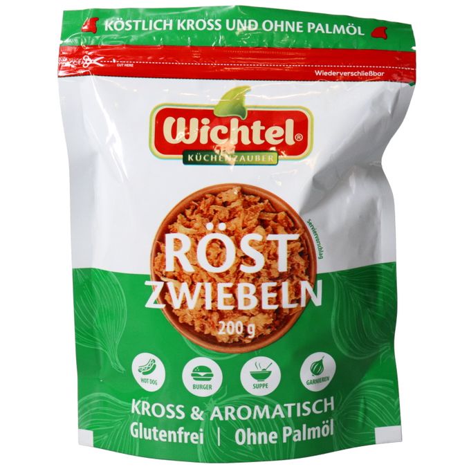 Röstzwiebeln, 200g von Wichtel