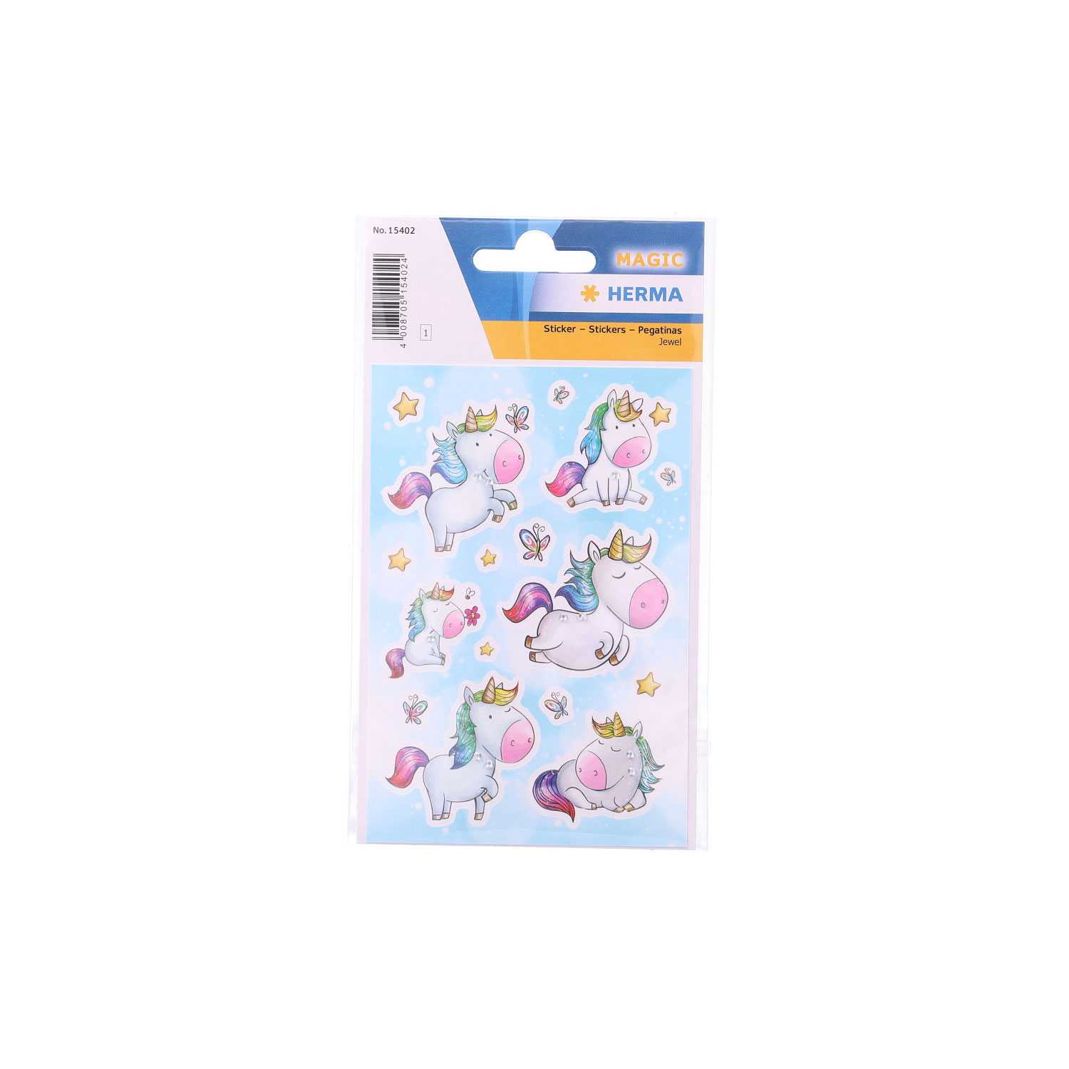 Herma Magic Sticker Einhorn Sternenstaub Jewel