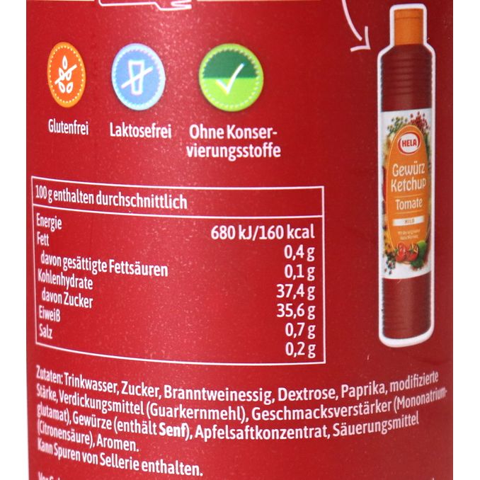 Gewürz Sauce Asia süß-sauer, 800ml von Hela