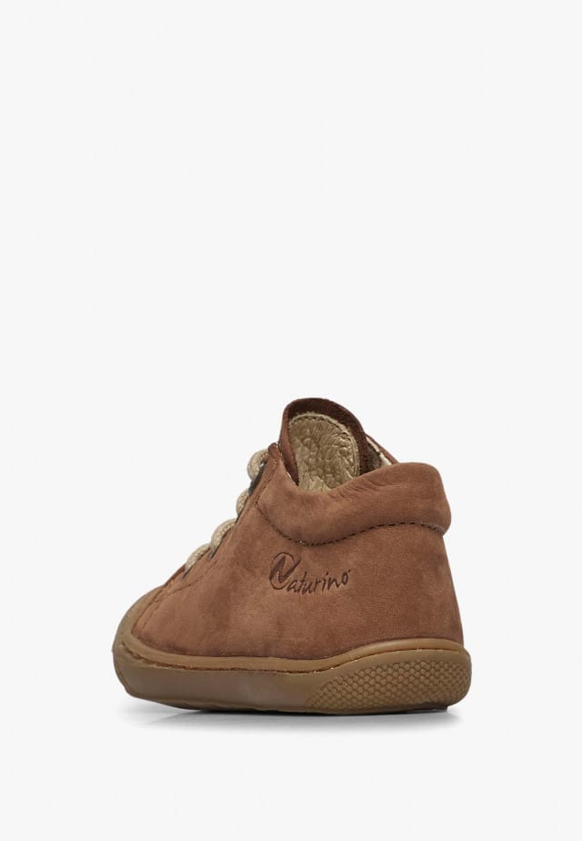 NATURINO COCOONLauflernschuhe aus Veloursleder, Braun