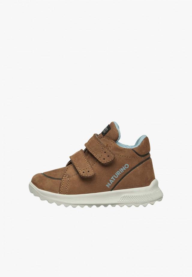 NATURINO PARPAR WPSneakers aus Veloursleder, Cognac