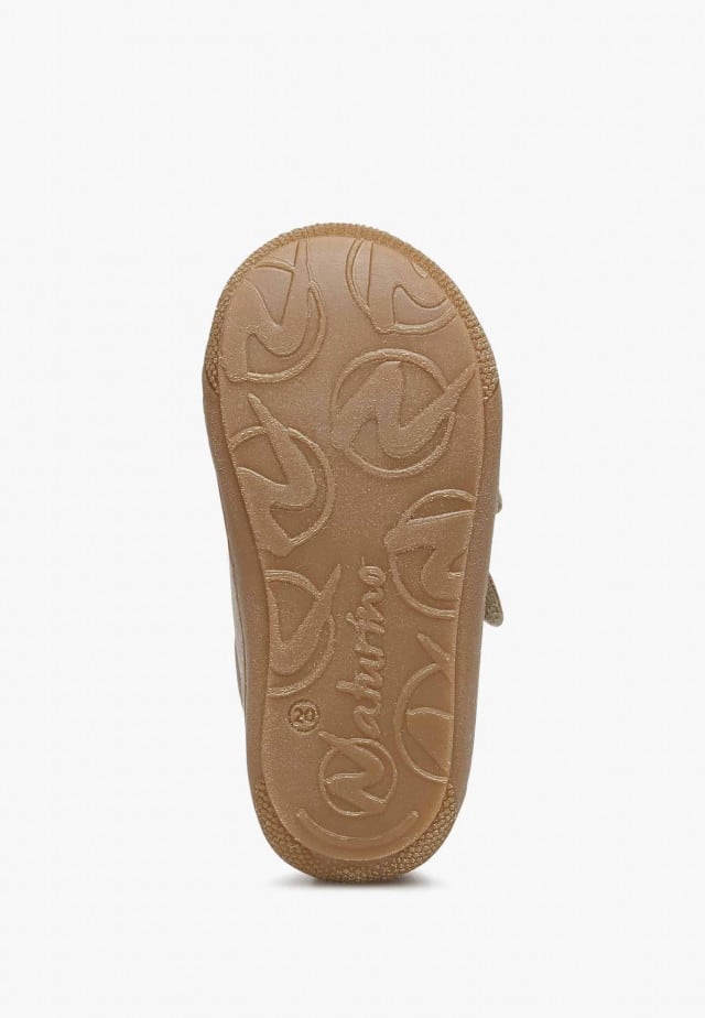 NATURINO COCOON VLLauflernschuhe aus Nappaleder, Taupe