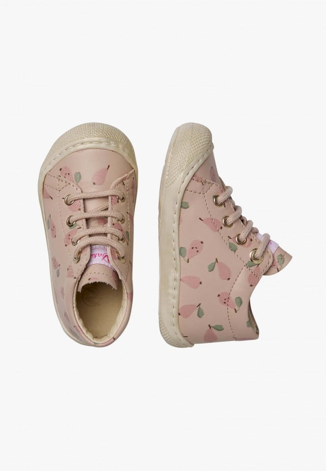 NATURINO COCOONLauflernschuhe aus Leder, Puderrosa