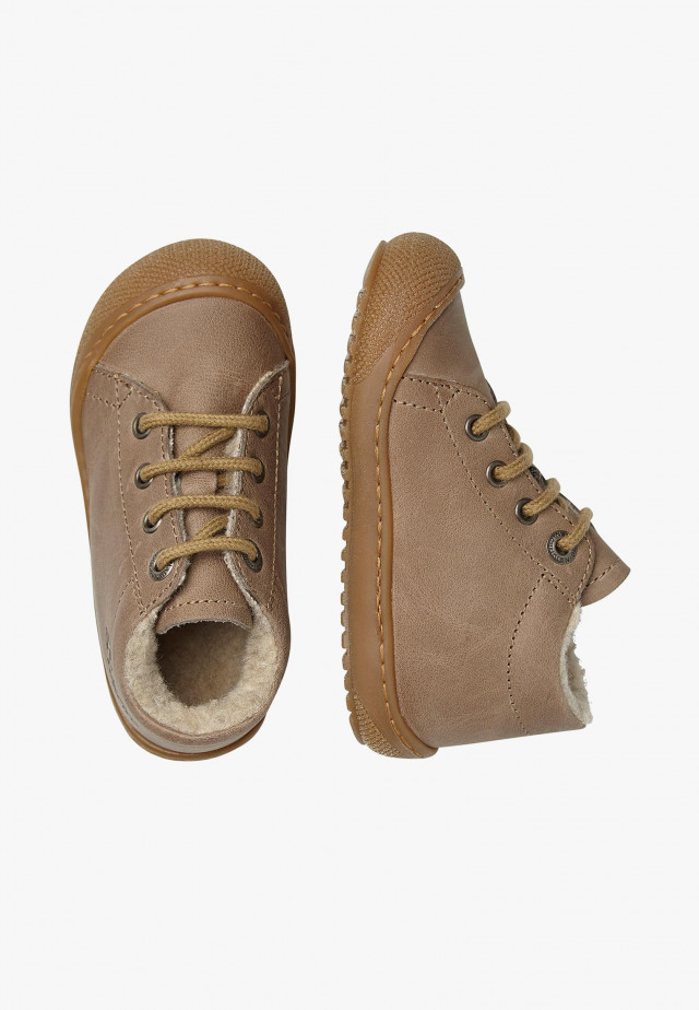 NATURINO RACOONLauflernschuhe mit Wollfutter, Braun