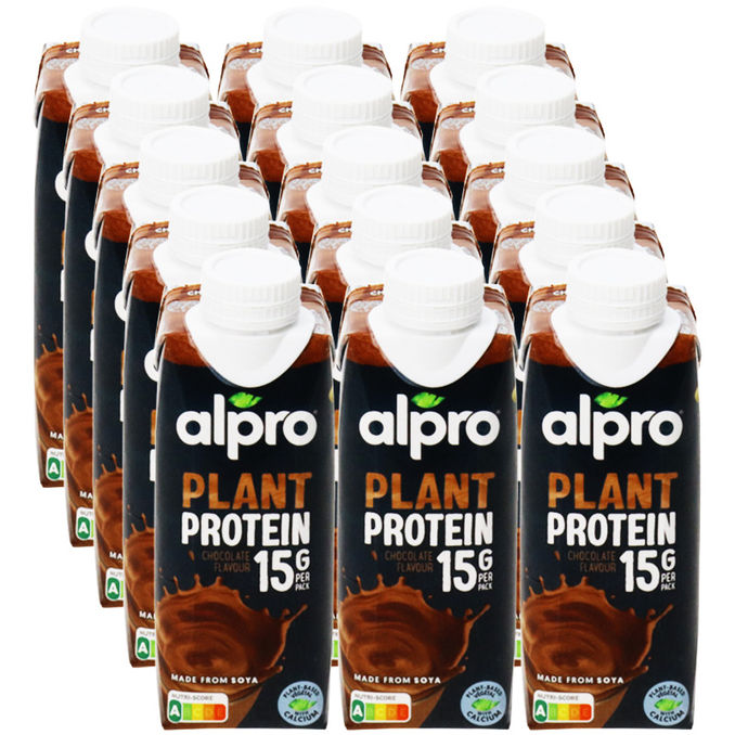Proteindrink Vegan Schokolade, 15er Pack, 15x 250ml von ALPRO