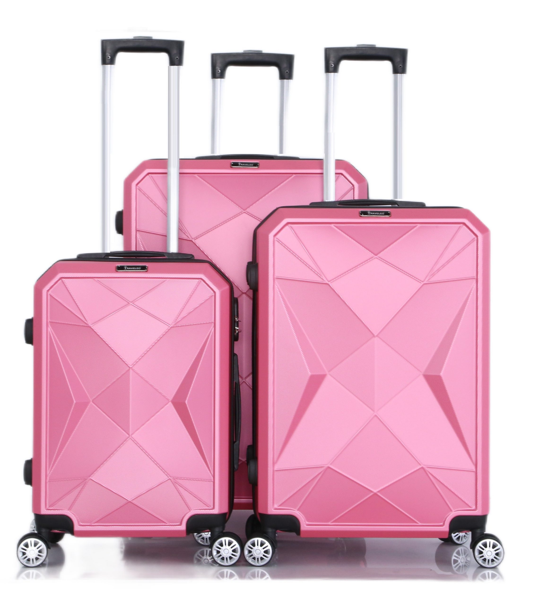 Reisekoffer ABS-03 Koffer 3-teilig Hartschale Trolley Set Kofferset