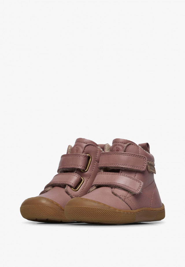 NATURINO WIGGHI VLBarfußstiefel aus Leder, Rosa