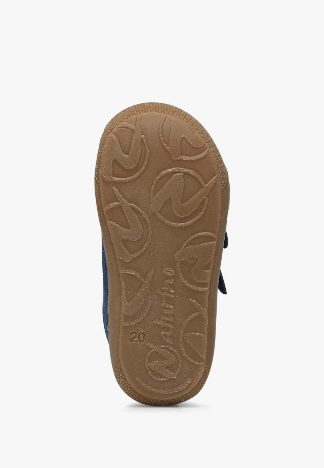 NATURINO COCOON VLLauflernschuhe aus Veloursleder, Marineblau