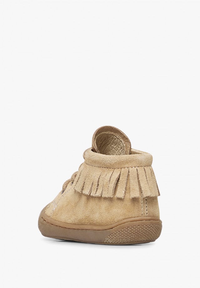 NATURINO JULY ONELauflernschuhe aus Veloursleder, Beige