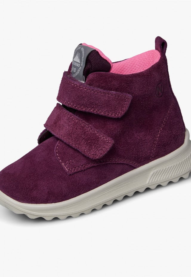 NATURINO WILLIC WPSchuhe aus Veloursleder, Rot