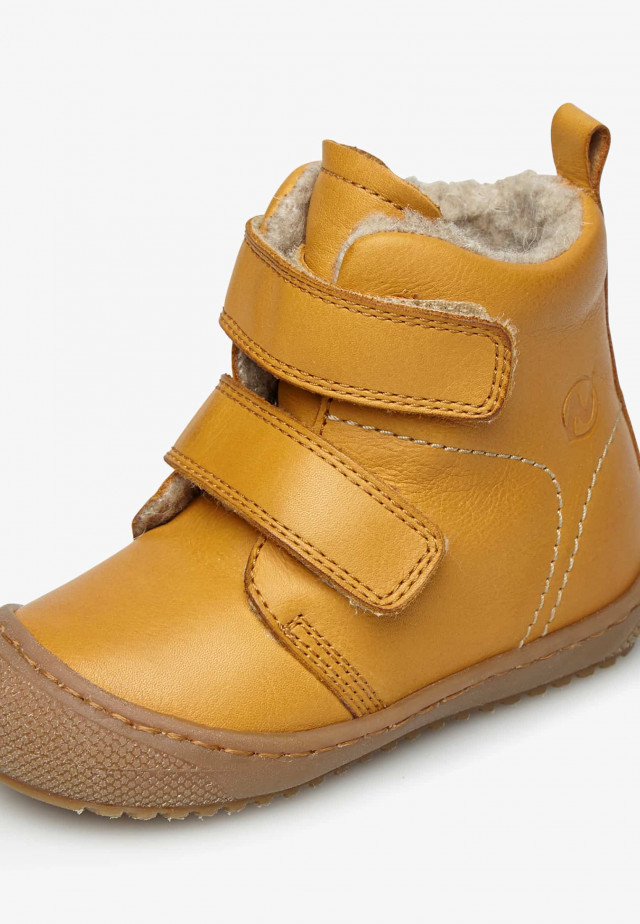 NATURINO BUBBLE VLStiefeletten aus gefüttertem Nappaleder, Kürbis