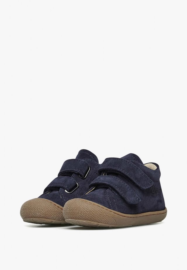 NATURINO COCOON VLLauflernschuhe aus Veloursleder, Marineblau