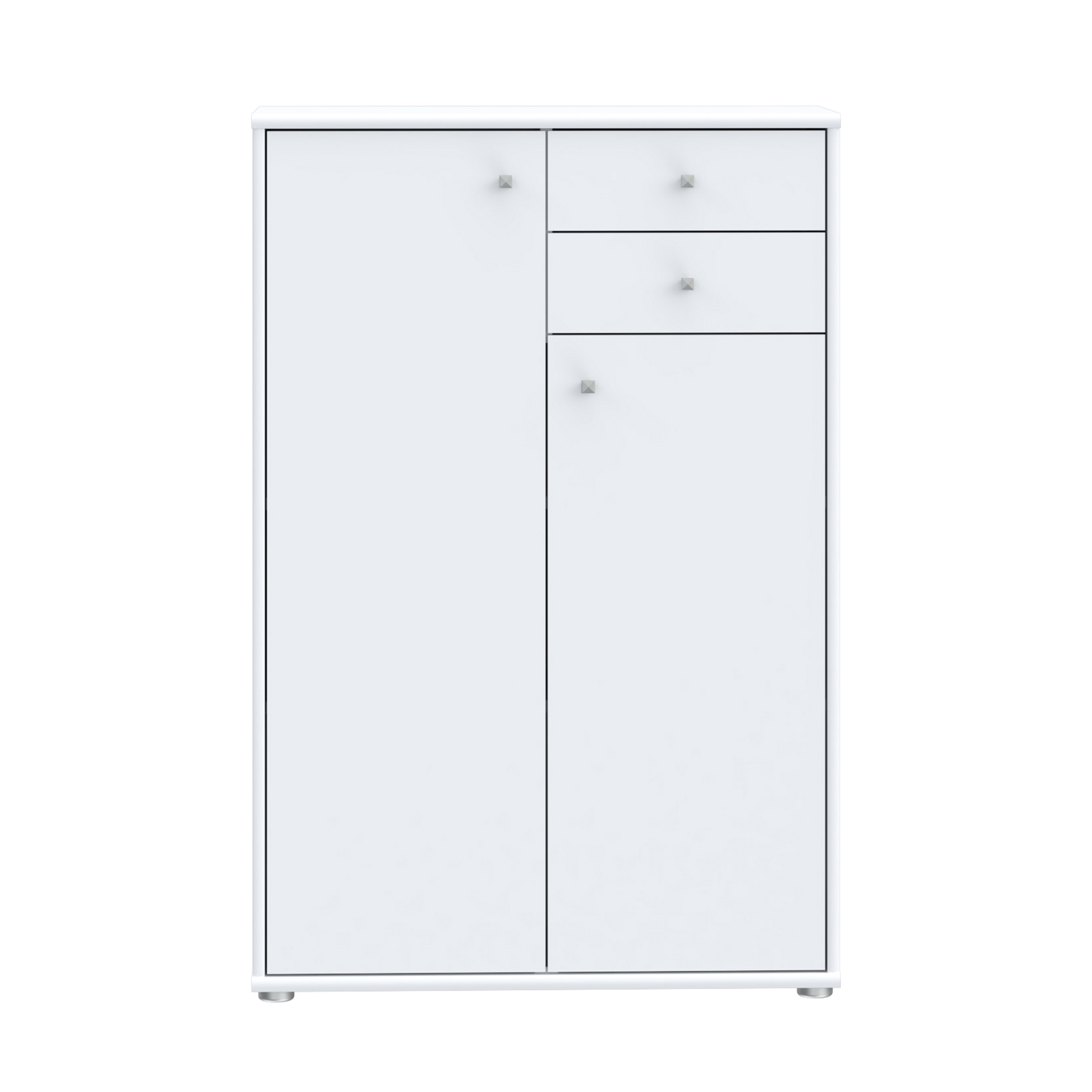 Kommode - weiß - 74 cm breit