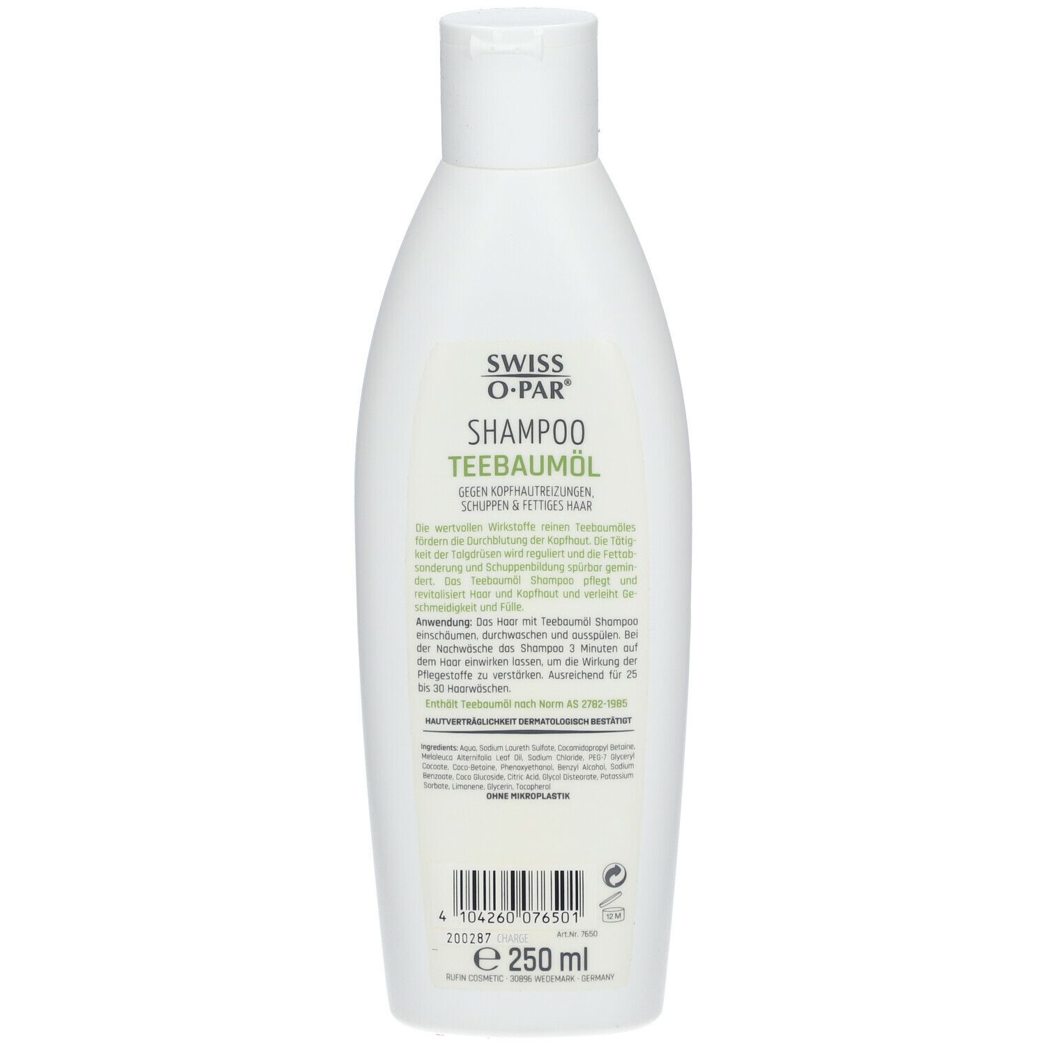 SWISS O-PAR® Teebaumöl Kur-Shampoo