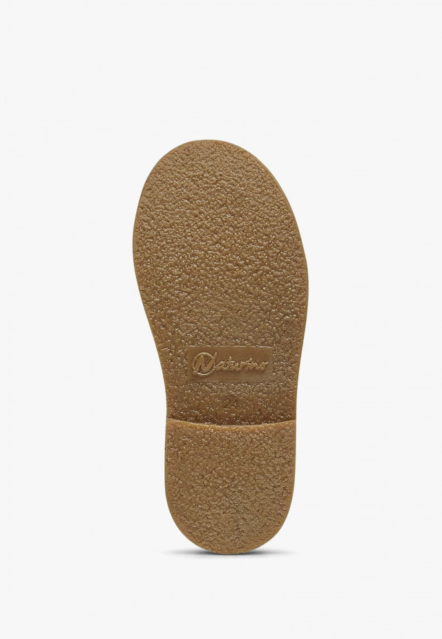 NATURINO DASIEStiefeletten aus Veloursleder, Schwarz