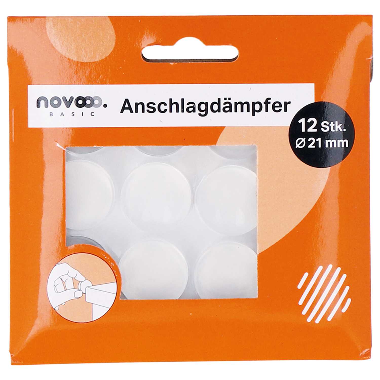 novooo Anschlagdämpfer Silikon 12er Set